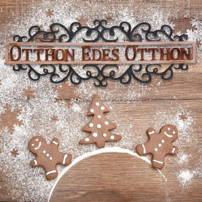 Édes Otthon tábla  kreatív fa dekor több méretben