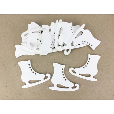 Fehér korcsolya 5cm 