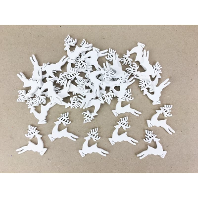 Fehér ugrószarvas 3cm 