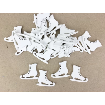 Fehér korcsolya 3cm 