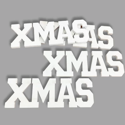 Xmas felirat fehér 15cm