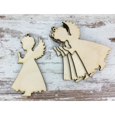 Natúr fa - Imádkozó angyalka 10cm 