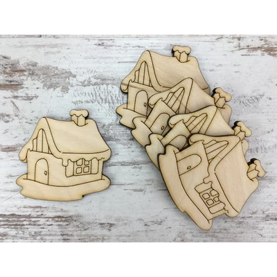 Natúr fa - Havas házikó 5cm