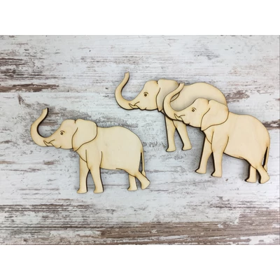 Natúr fa - Elefánt 8cm 