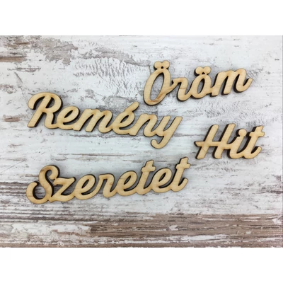 Natúr fa - Adventi szavak: hit, remény, szeretet, öröm