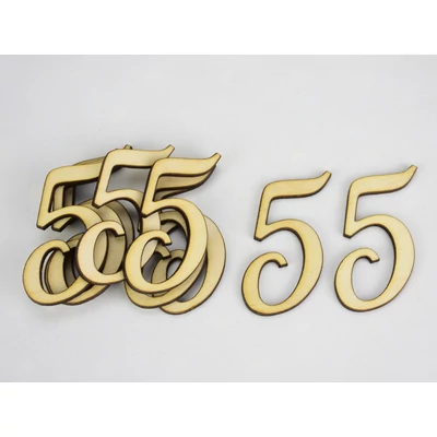 Natúr fa - Írott szám 5cm 