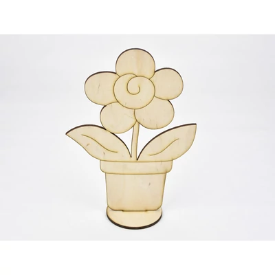 Natúr fa -  Talpas cserepes virág 18,5cm