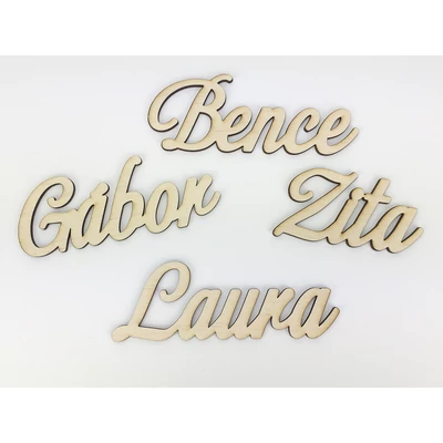 Natúr fa - Egyedi felirat kívánság szerint /betű