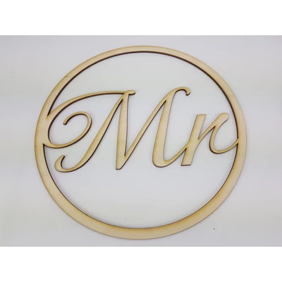 Mr&amp;Mrs karika szett natúr 2db