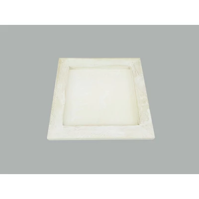 Fa keret négyzet alakú fehér 20x20cm