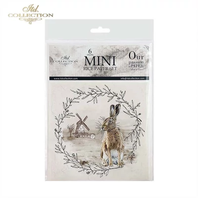 Rizspapír 14,8x14,8cm 6db/cs