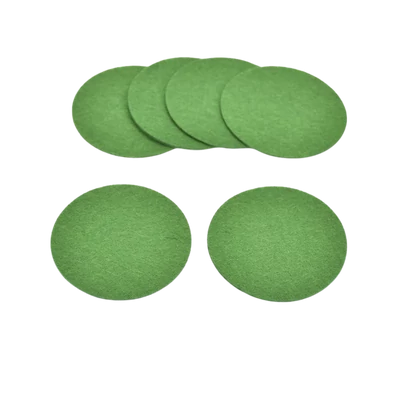 Filc - Kör lap zöld 8cm 6db/csomag