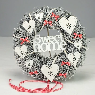 Ajtókopogtató &quot;Sweet home&quot; 30cm - Kosárbolt.hu