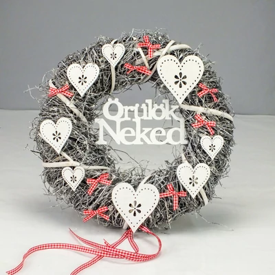 Ajtókopogtató &quot;Sweet home&quot; 30cm - Kosárbolt.hu