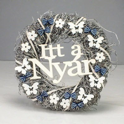 Ajtókopogtató &quot;Itt a nyár&quot;  30cm - Kosárbolt.hu