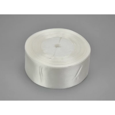 Szatén szalag fehér 4cm*22m
