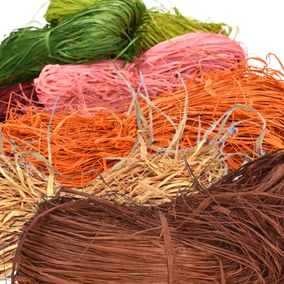 Raffia köteg - Több színben