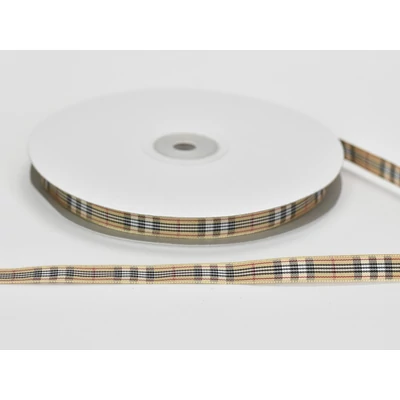 Szalag burberry mintás 1cm x 45méter