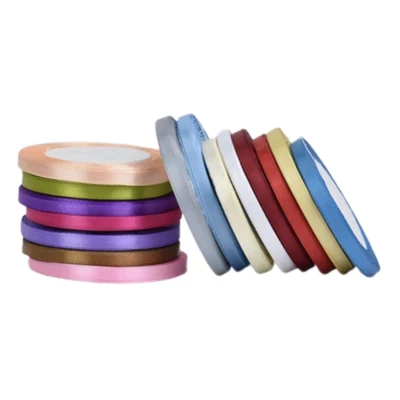 Szatén szalag 6mm x 22méter - TÖBB SZÍNBEN