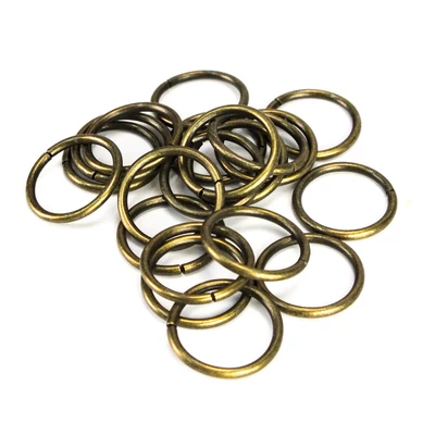 Fémkarika bronz 2cm 20db/csomag