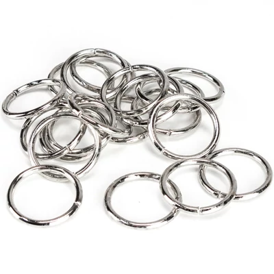 Fémkarika ezüst 2,5cm 20db/csomag