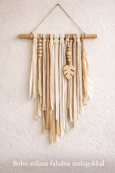 Boho stílusú falidísz