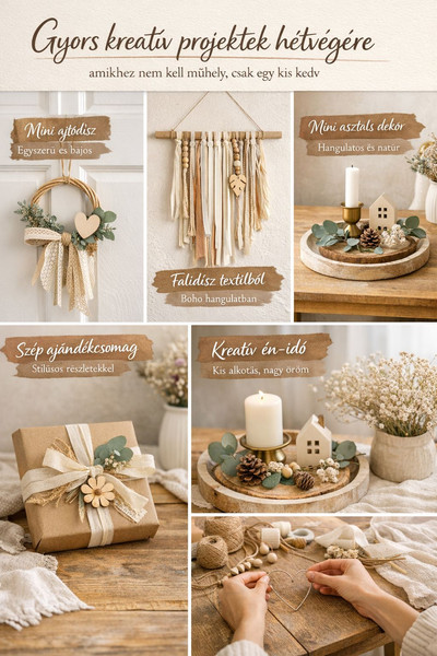 Gyors kreatív projektek