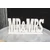 Fa &quot;Mr &amp; Mrs&quot; felirat talppal fehér 25cm