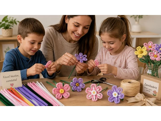Zseníliadrót virág: a legdivatosabb DIY trend, amit TikTokon láttál