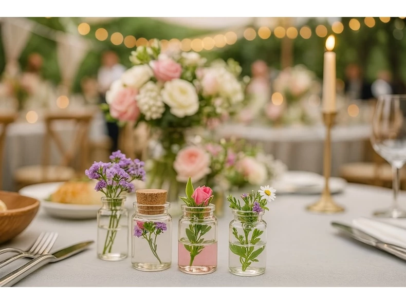 Üvegcsék kreatív felhasználásra