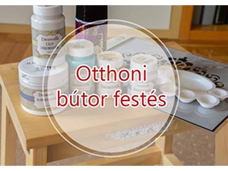 DIY ~ Otthoni bútorfestés. Modern, letisztult, mégis díszített...