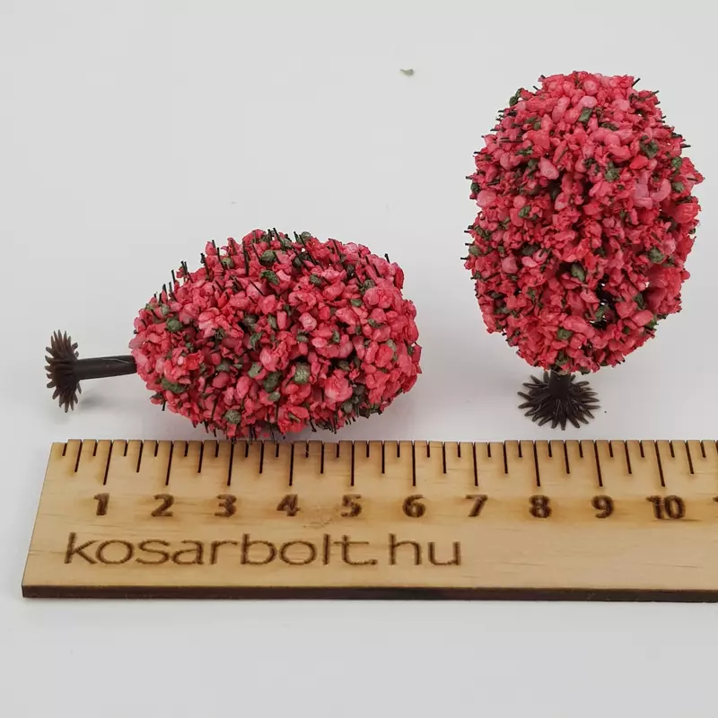 Virágzó fa rózsaszín 5,5cm 2db/csomag
