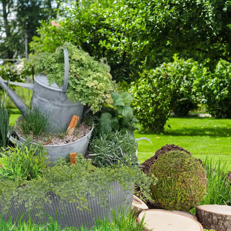 Ovális fém virágtartó 3db/szett 4/#