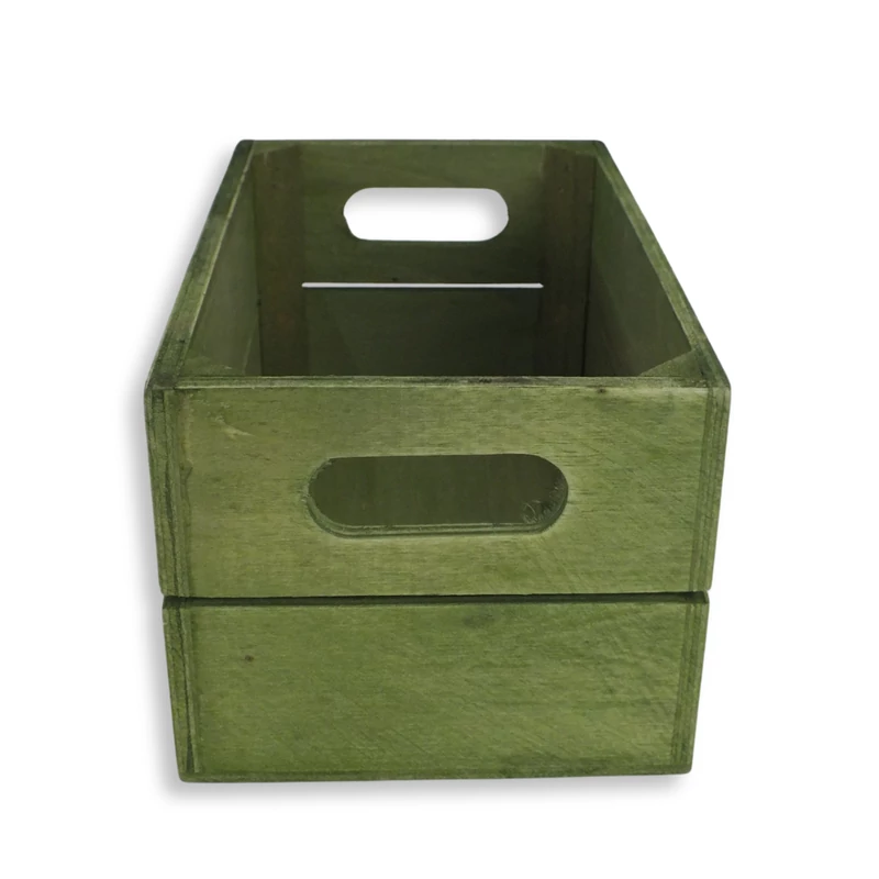 Kis rekesz country-zöld 20x12cm 36/#