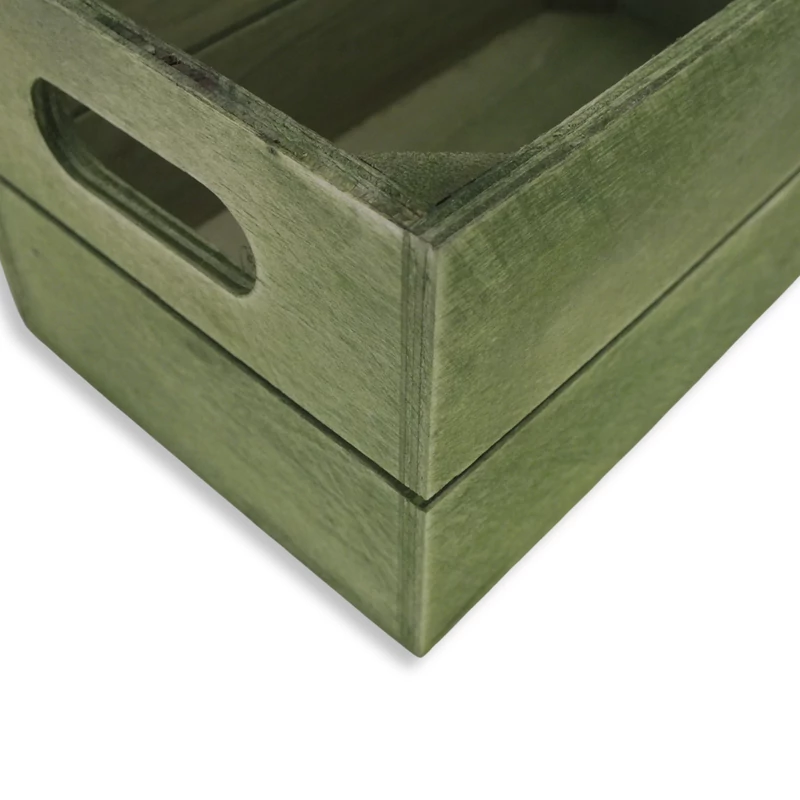Kis rekesz country-zöld 20x12cm 36/#