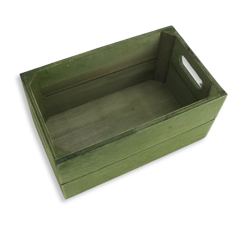 Kis rekesz country-zöld 20x12cm 36/#