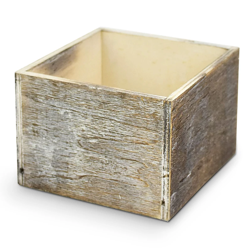 Dekoláda szürkésbarna koptatott kocka 11x11cm