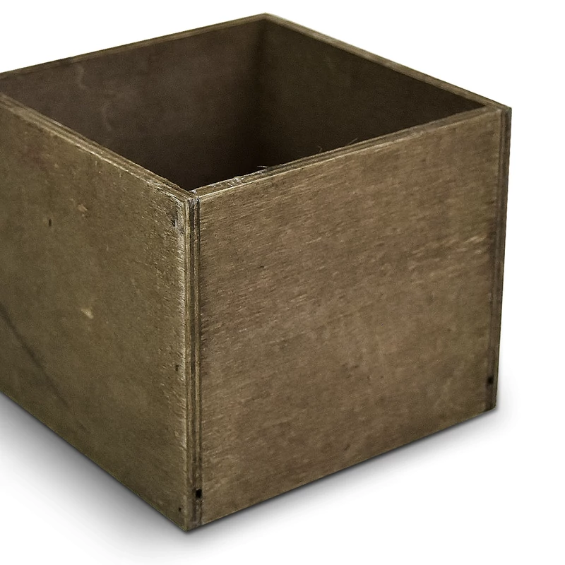 Dekoláda rusztikus kocka 13x13cm