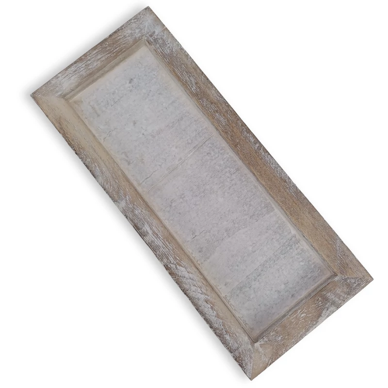 Fa keret szürkés-barna 35x15cm