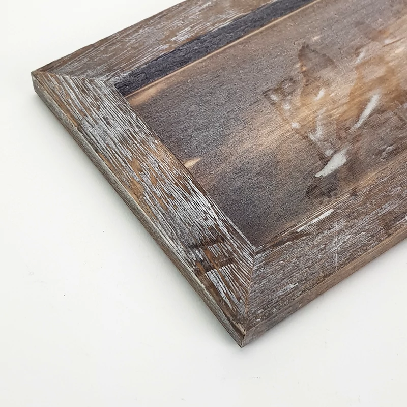 Fa keret szürkésbarna 25x15cm