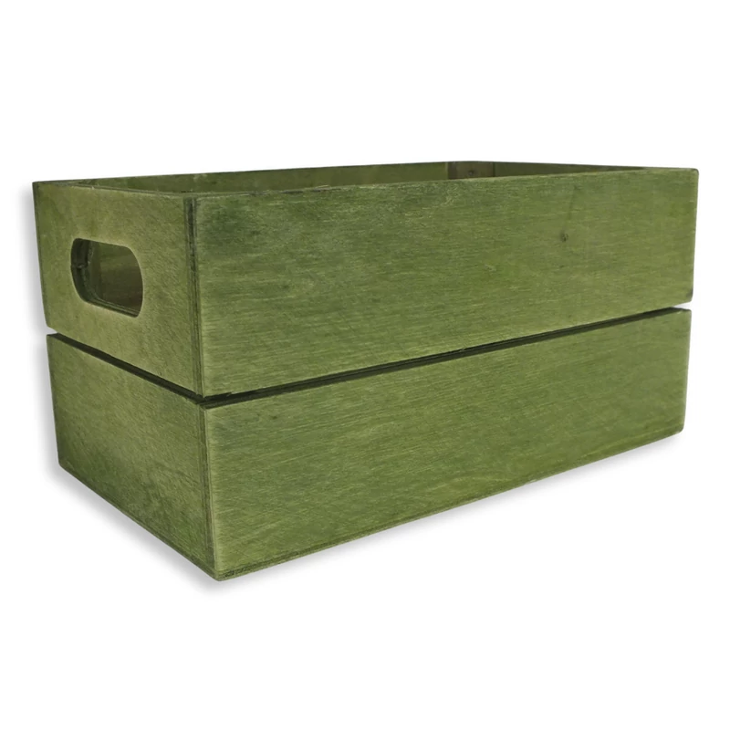 Kis rekesz country-zöld 20x12cm 36/#