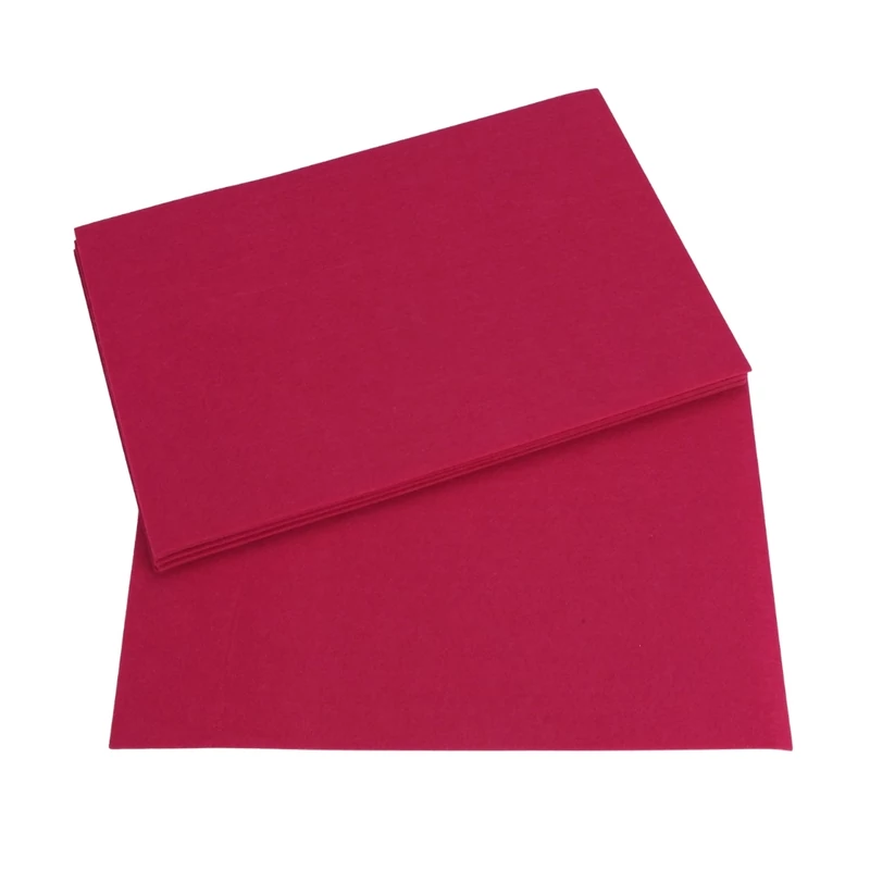 Barkácsfilc, filc lapok 2mm 10db/csomag - Magenta