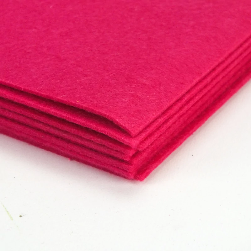 Barkácsfilc, filc lapok 2mm 10db/csomag - Magenta