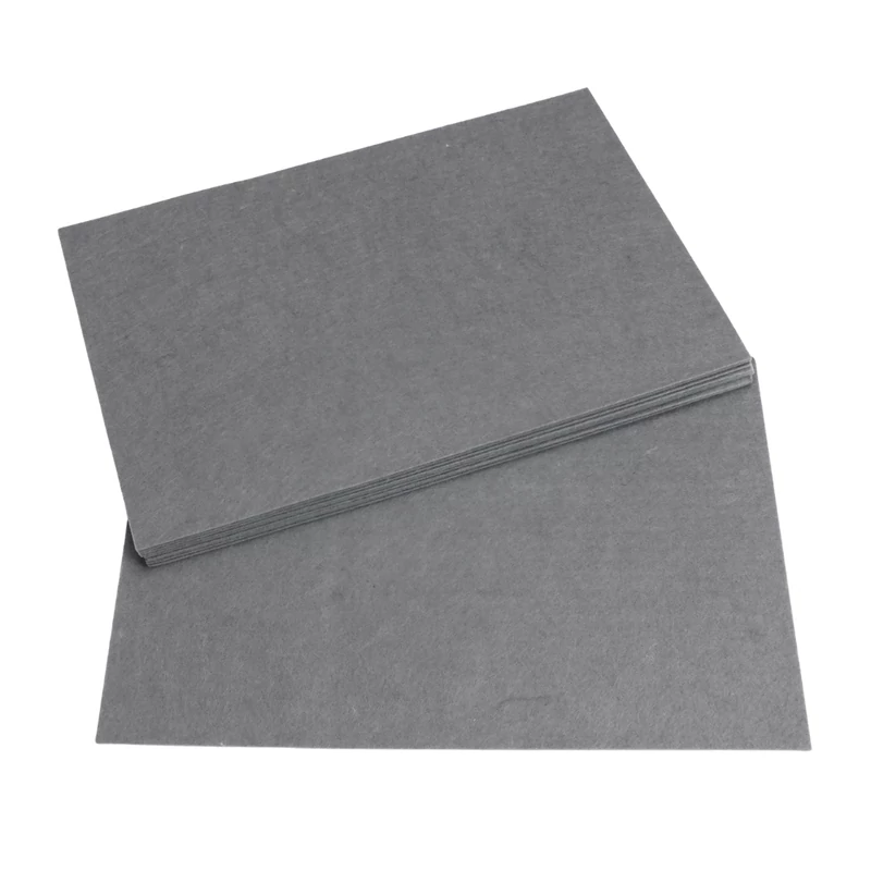 Barkácsfilc, filc lapok 2mm 10db/csomag - Szürke