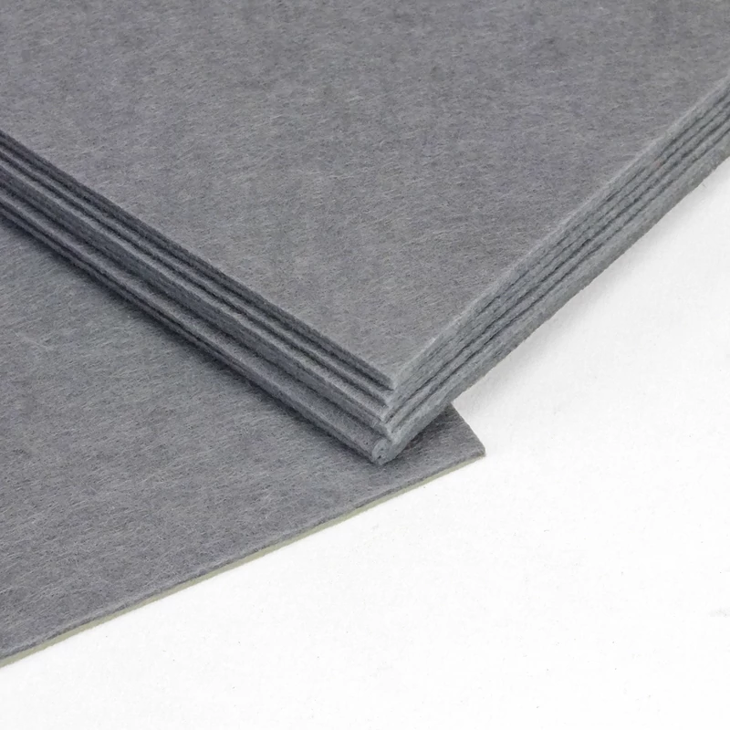 Barkácsfilc, filc lapok 2mm 10db/csomag - Szürke