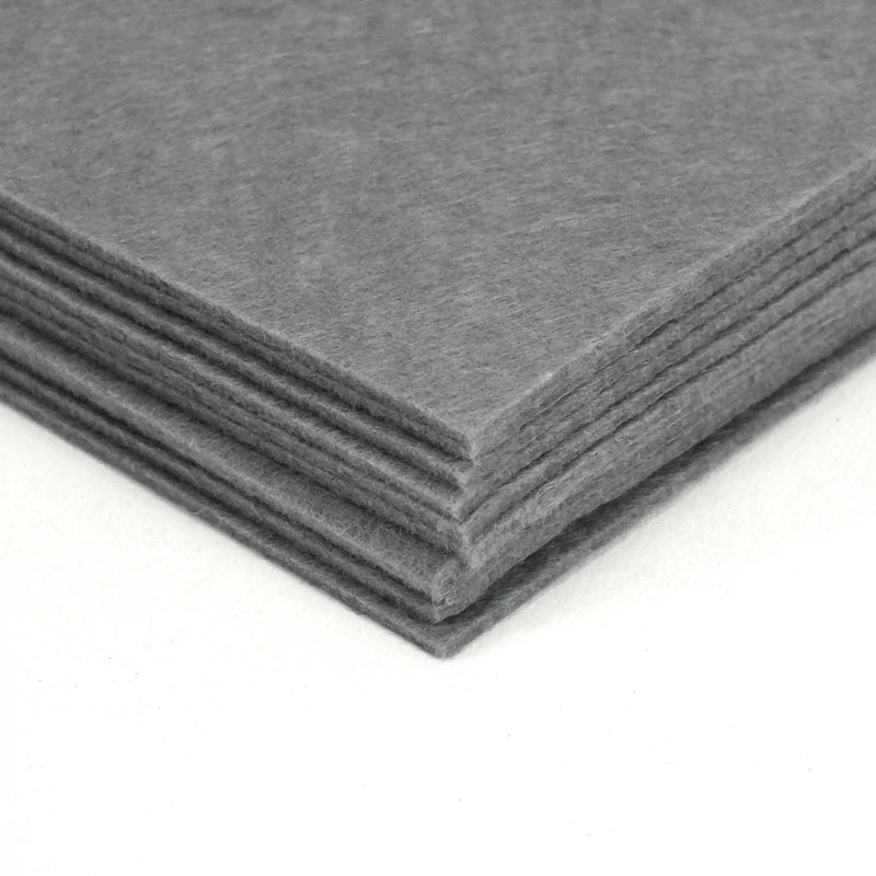 Barkácsfilc, filc lapok 2mm 10db/csomag - Szürke