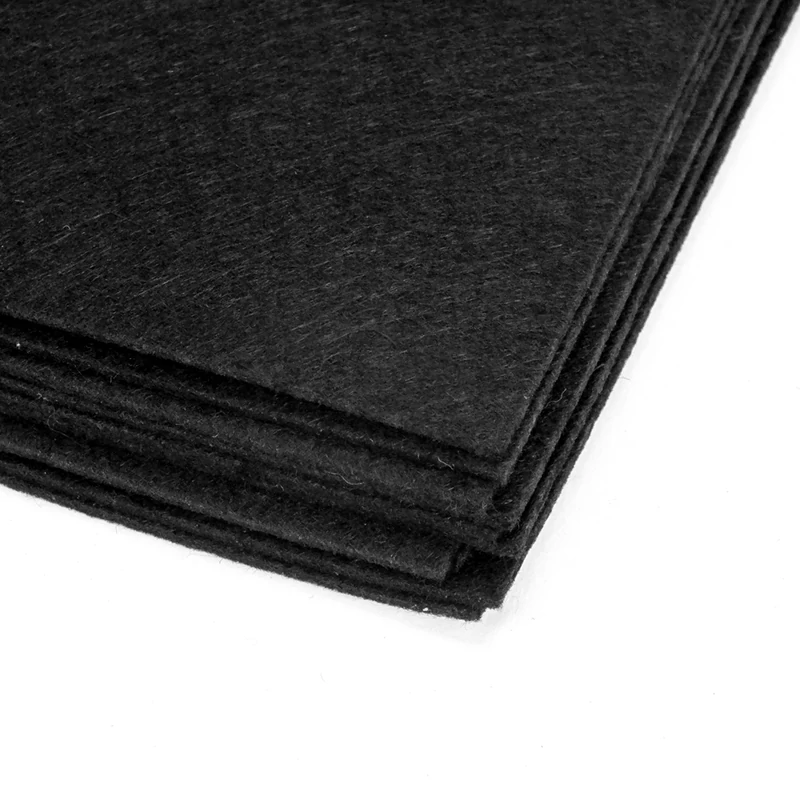 Barkácsfilc, filc lapok 2mm 10db/csomag - Fekete