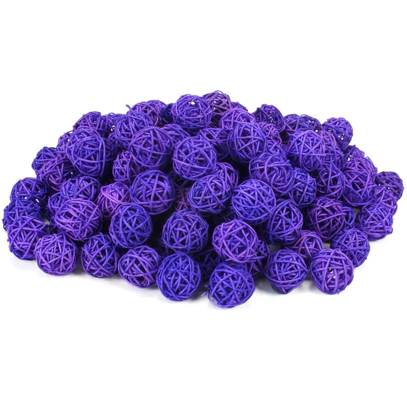 Vessző gömb lila 3cm 150db/csomag