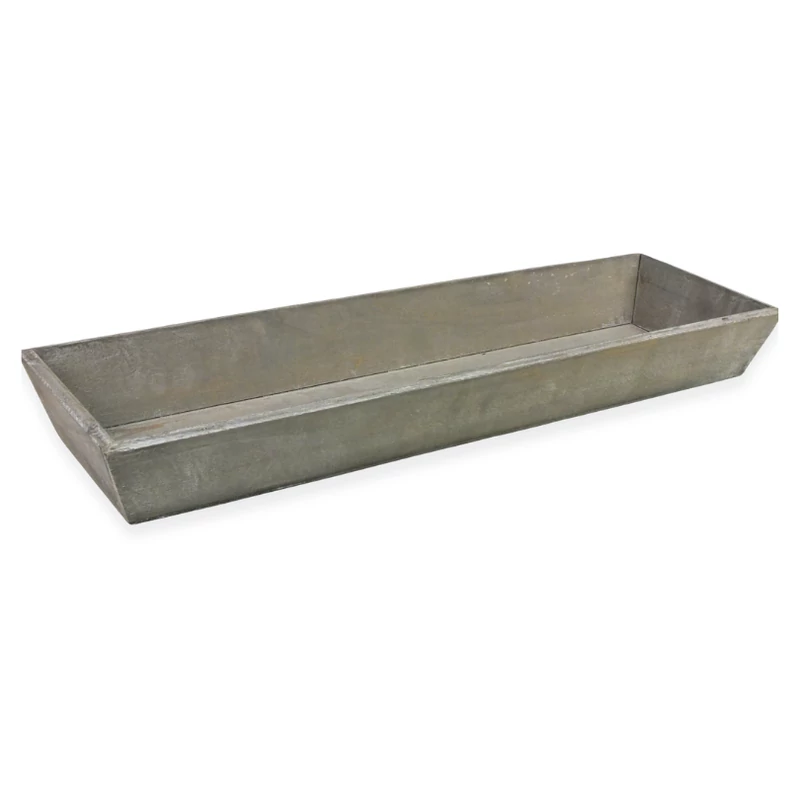 Antik szürke fa tálca 55x16x6cm