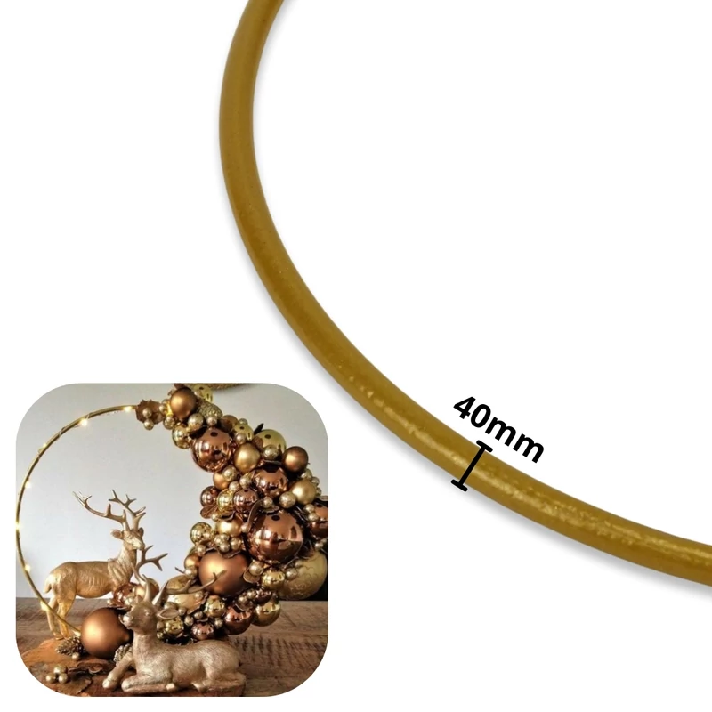 Fém karika arany 15cm